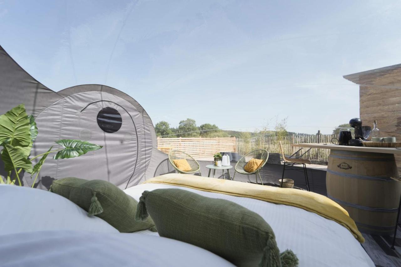 Bulles Odette & Ginette Et Tiny House Suzette "Au Guet Marais" Etape Insolite Paliseul Esterno foto